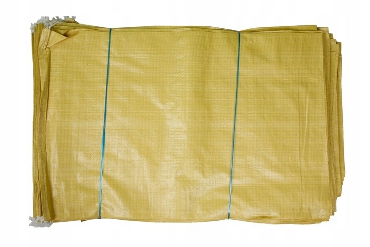 Worki worek Węgiel Zboże Gruz 50x80 25Kg 100x żółt