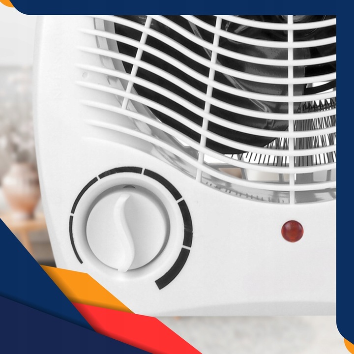 TERMOWENTYLATOR GRZEJNIK ELEKTRYCZNY FARELKA OGRZEWACZ Z TERMOSTATEM