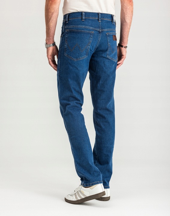 WRANGLER Texas Slim Game On Spodnie Męskie Jeans Zwężane Dopasowane