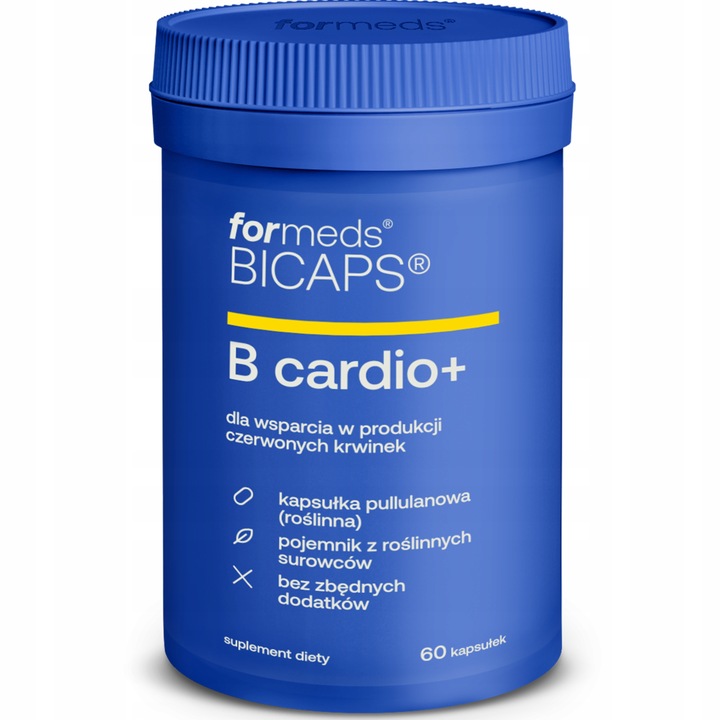 formeds BICAPS B cardio + (B12, B6, folian) - 60 kapsułek
