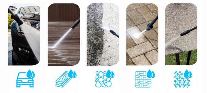 MYJKA CIŚNIENIOWA VENOM 380 BAR POMPA ALUM-MOSIĘŻNA ZWIJACZ ZESTAW WĄŻ