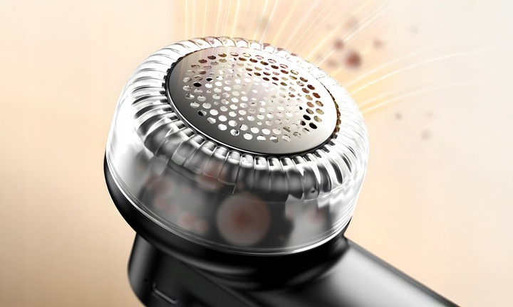 GOLARKA DO UBRAŃ AKUMULATOROWA + USB-C WSKAŹNIK BATERII 6 OSTRZY + 3