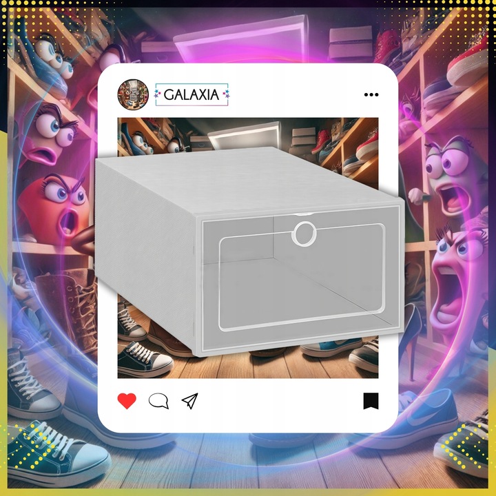 10X PUDEŁKA NA BUTY ORGANIZER PUDEŁKO SZAFKA PÓŁKA STOJAK POJEMNIKI