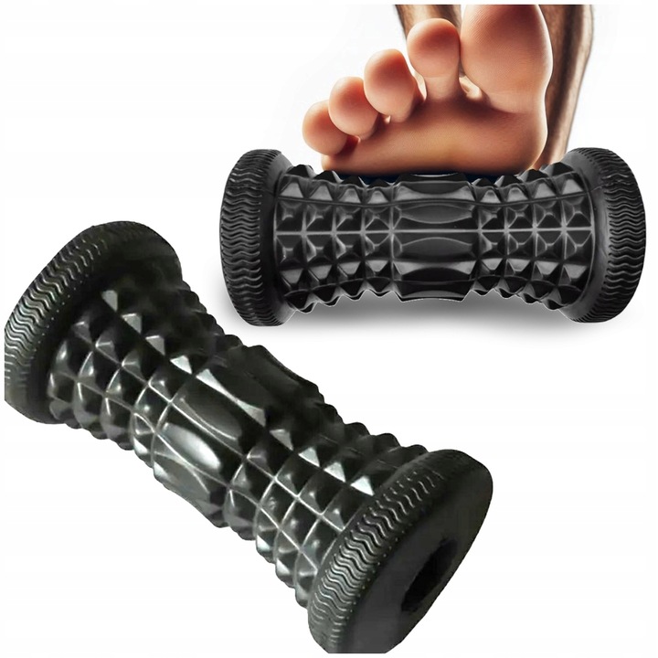 Wałek do masażu stóp z wypustkami Roller z kolcami masażer ciała Rolka 16x8