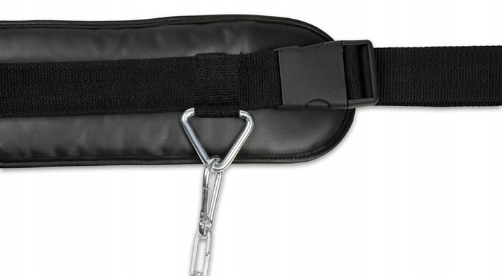 DIP BELT PAS OBCIĄŻENIOWY KULTURYSTYCZNY Z ŁAŃCUCHEM MOCNY BUSHIDO