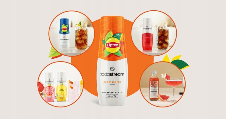 SodaStream Lipton Ice Tea Peach 440ml