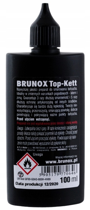 Brunox Top-Kett 100 ml do łańcuchów i przerzutek