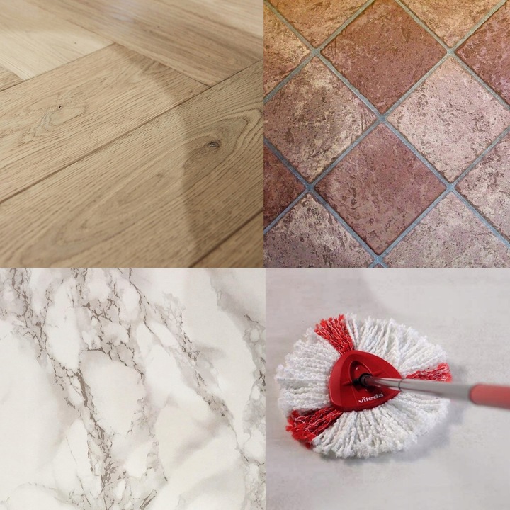 Mop obrotowy Vileda EWC kompletny kij 14 cm ORGINAŁ