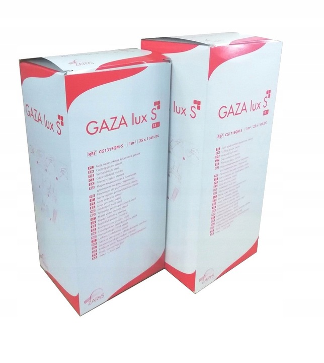Gaza opatrunkowa miękka delikatna chłonna LUX S 17N 1m2 jałowa a'25