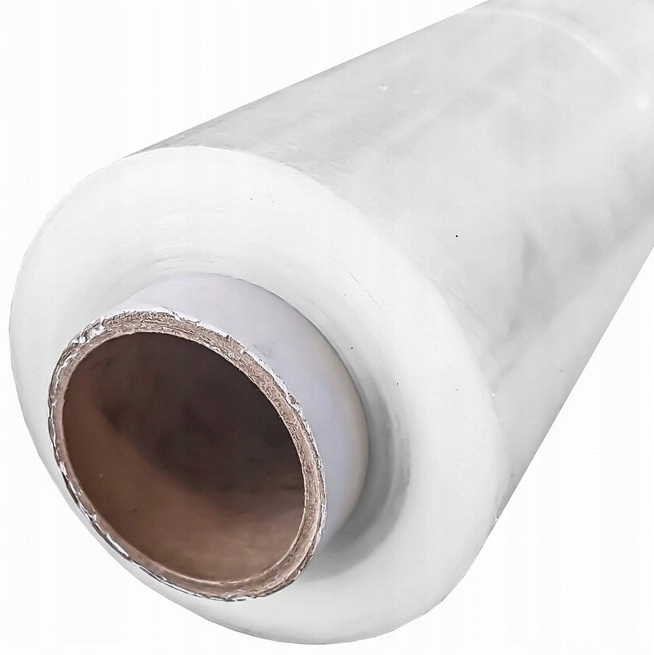 FOLIA STRETCH STRECZ 2,8KG NETTO, 3KG 10 sztuk TRANSPARENT BEZBARWNA 10szt