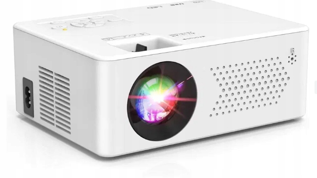 Mini Projektor iOS Android Windows Bluetooth 1080P działa z TV