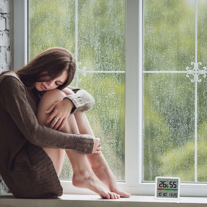 STACJA POGODOWA MANTA BEZPRZEWODOWA TERMOMETR HIGROMETR ZEGAR DATA