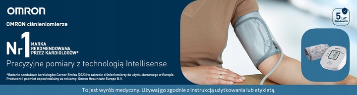 OMRON M2 BASIC Ciśnieniomierz Naramienny + GRATIS