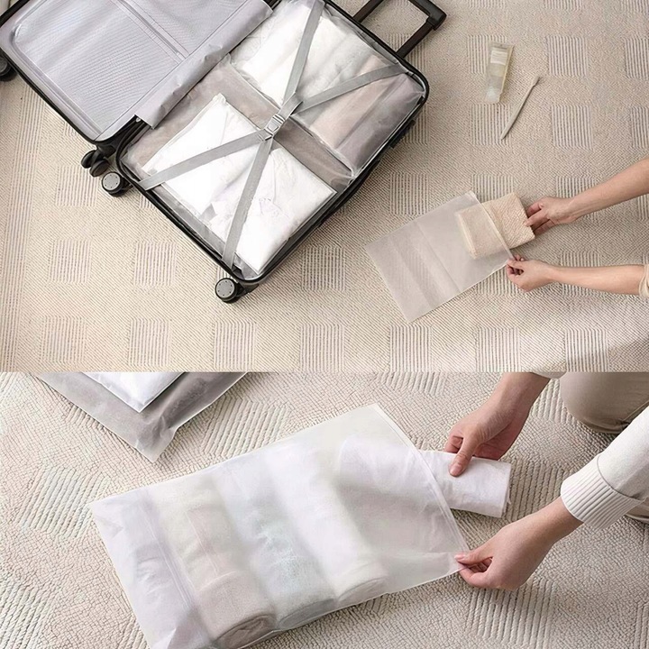 Organizer Podróżny Do Walizki Torby Szafy Zestaw 16 Szt Ubrania I Buty