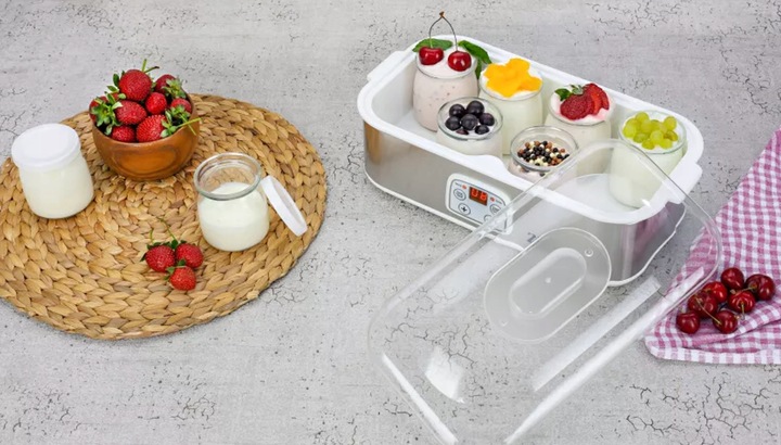 JOGURTOWNICA, TIMER, AUTOMAT, 1440ML /8x180ML/