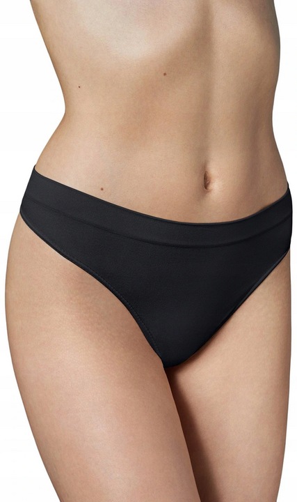 4 X GATTA BEZSZWOWE LILI STRINGI CZARNE M