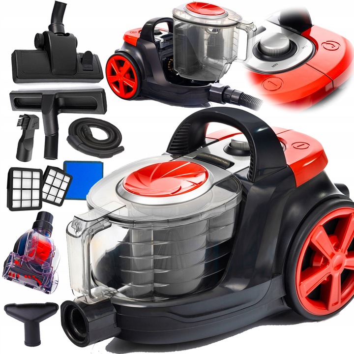 ODKURZACZ BEZWORKOWY CYKLONOWY HEPA LEHMANN VIENTO 4000 ULTRA SYSTEM SSANIA