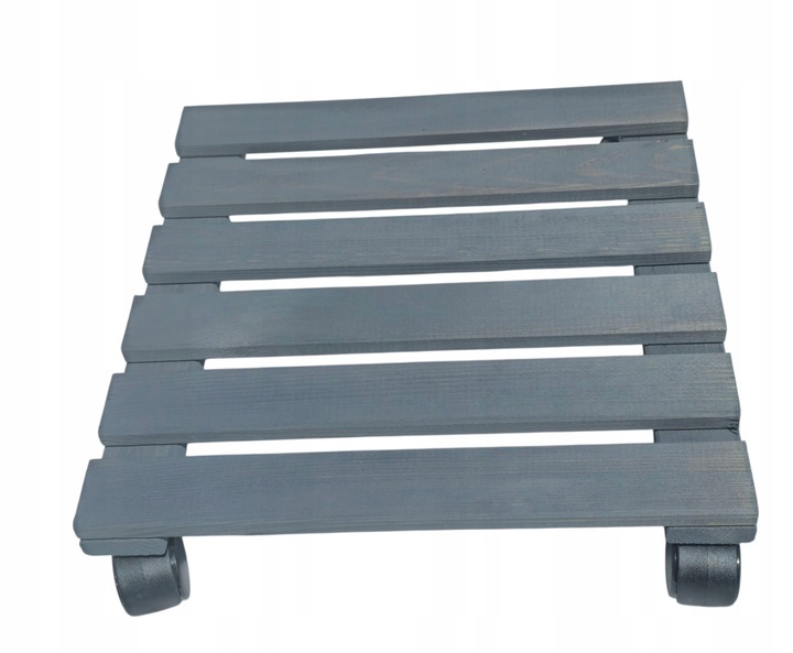 Drewniana podstawka stojak pod doniczkę kwiatek podest na