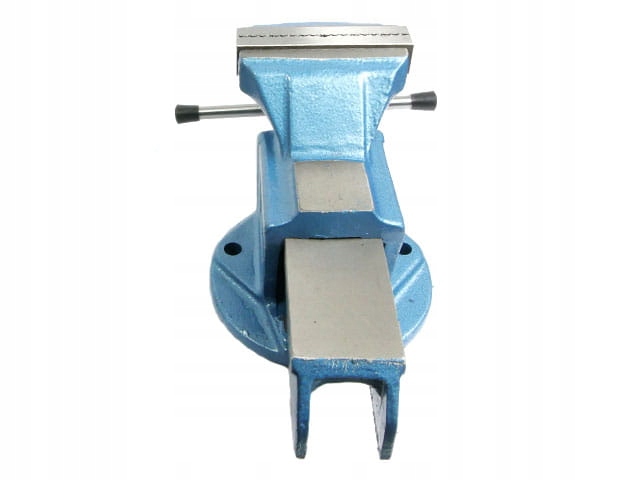 Imadło ślusarskie stałe typ 1250 150 mm BISON-BIAL do warsztatu wiertarki