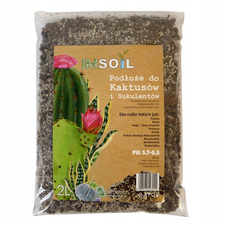 IMSOIL Ziemia Dedykowana do KAKTUSÓW i SUKULENTÓW 10L