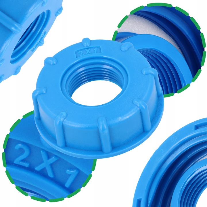 Złącze Przyłącze IBC MAUZERA S60x6 1'' GW Nakrętka Zbiornika Korek