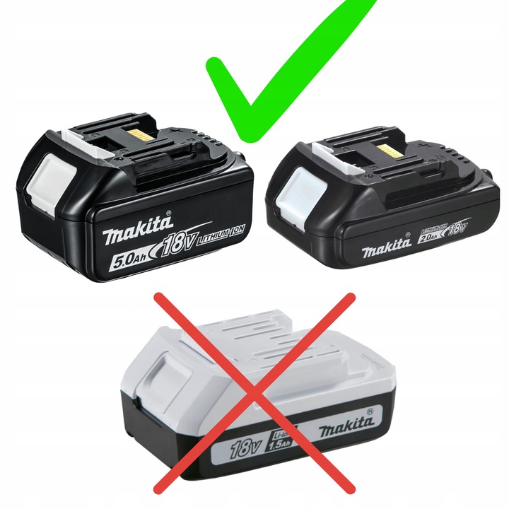 Adapter do baterii Makita LXT 18V z przewodami