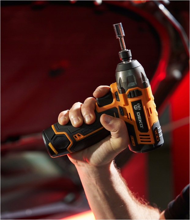 ZAKRĘTARKA UDAROWA AKUMULATOROWA KLUCZ UDAROWY 12V 100NM 1/4" BITY