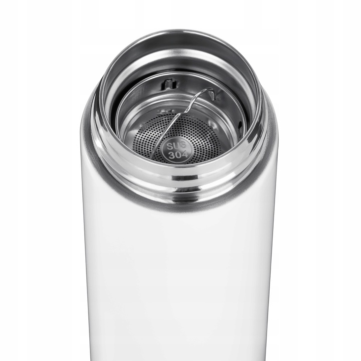 SZCZELNY TERMOS BUTELKA TERMICZNA KUBEK Z TERMOMETREM NA KAWĘ HERBATĘ SITKO