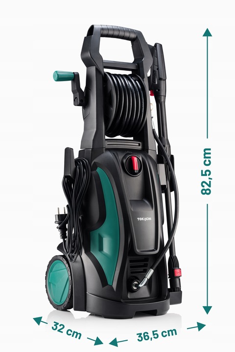 MOCNA MYJKA CIŚNIENIOWA 180bar POMPA ALUMINIOWA 2400W TURBO L8 +