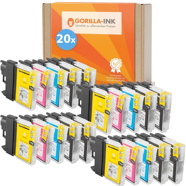 LC-985 Tusze do drukarki Brother DCP-J125 DCP-J140W DCP-J315W DCP-J515W