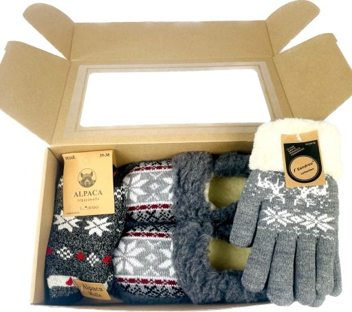 Prezent Box Świąteczny Dla Babci KOBIETY 3w1 upominek ŚWIĄTECZNY Mikołajki