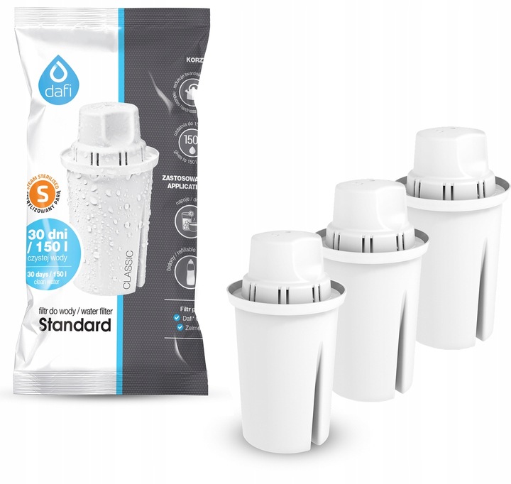 Filtr Wkład Dafi Classic do dzbanka filtrującego wodę 3 szt