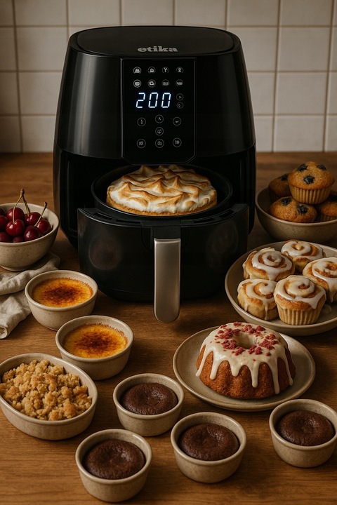 FRYTKOWNICA BEZTŁUSZCZOWA AIR FRYER FRYTOWNICA DUŻA 4L MISA