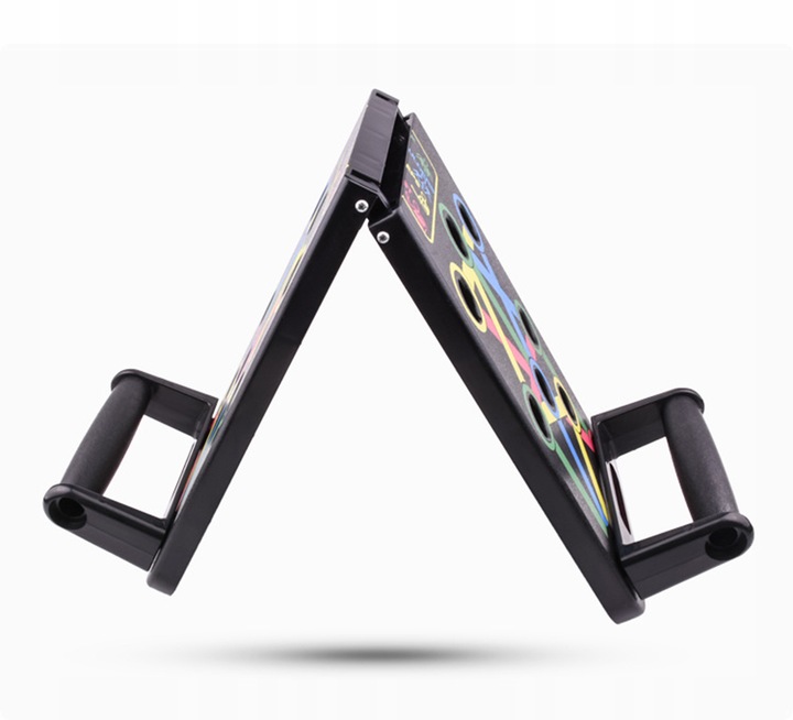DESKA UCHWYTY DO POMPEK ĆWICZEŃ PLATFORMA PUSH UP BOARD WIELOFUNKCYJNA 14w1
