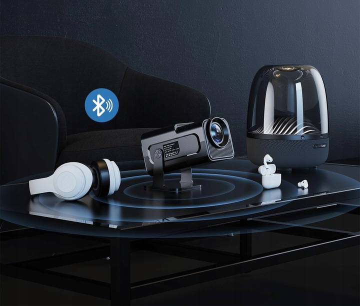 PROJEKTOR HY320 MINI RZUTNIK PRZENOŚNY ANDROID HD SMART TV NAJNOWSZA WERSJA