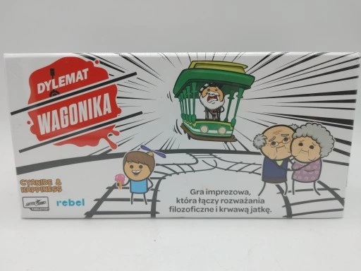 DYLEMAT WAGONIKA Imprezowa gra dla dorosłych REBEL
