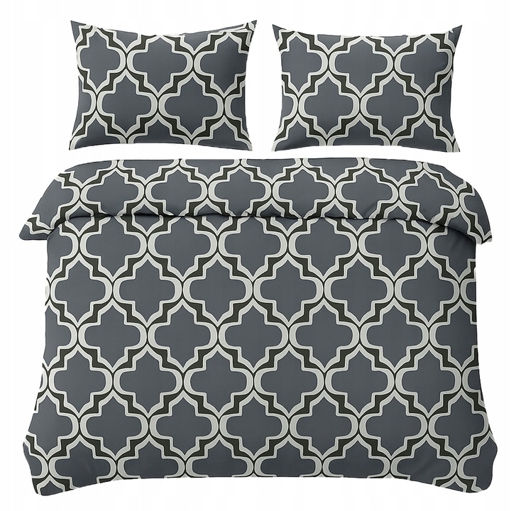 POŚCIEL KOMPLET 160x200 + 2x POSZEWKA 70x80 BAWEŁNA SATYNOWA - RÓŻNE WZORY