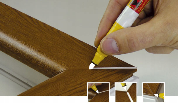 Pisak do retuszu KANTEN-FIX OKNO Ren. 7016.05-167 / RAL 7016 marker