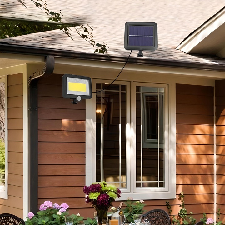 Halogen Lampa solarna 100Led czujka ruchu zmierzch