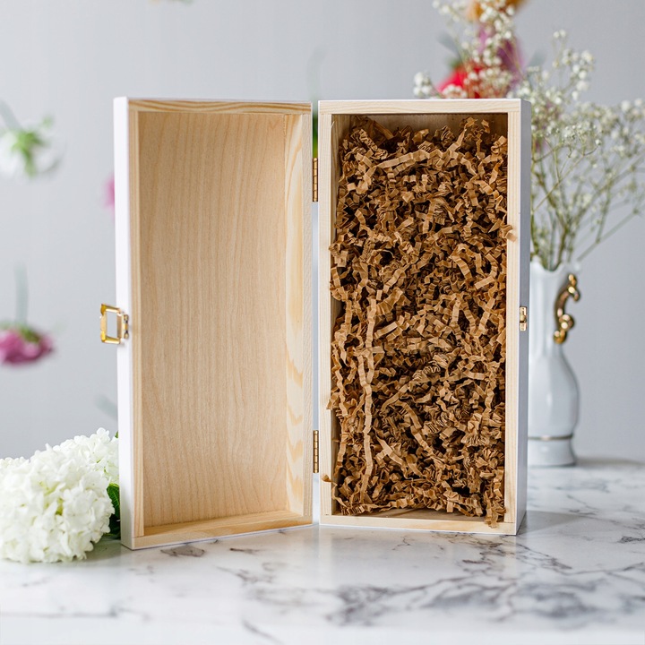 PODZIĘKOWANIE DLA ŚWIADKOWEJ SKRZYNKA NA ALKOHOL PREZENT DLA ŚWIADKOWEJ