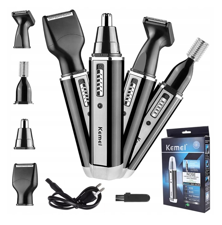 Trymer GOLARKA Kemei Maszynka do strzyżenia 4w1 do nosa brwi