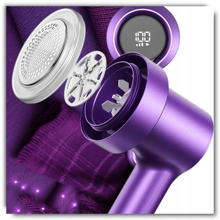 GOLARKA DO UBRAŃ SWETRÓW ELEKTRYCZNA MASZYNKA DUŻA MOC BEZPRZEWODOWA