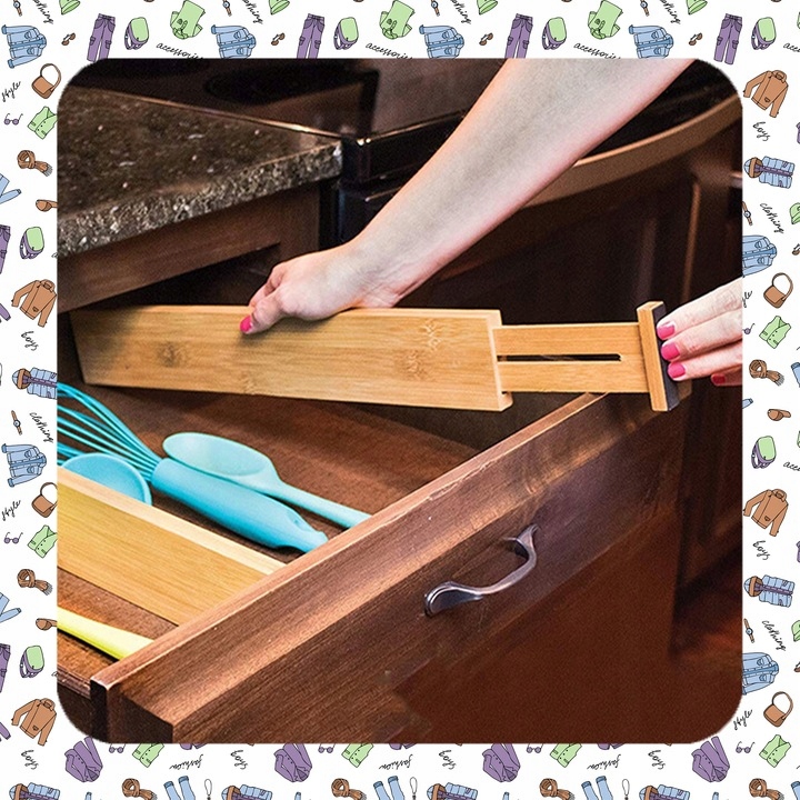 4x ORGANIZER DO SZUFLADY SZUFLAD PRZEGRÓDKA SEPARATOR PRZEGRODY