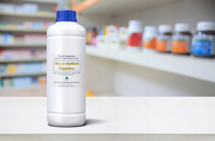 Olej ze słodkich migdałów 1l KOSMETYCZNY