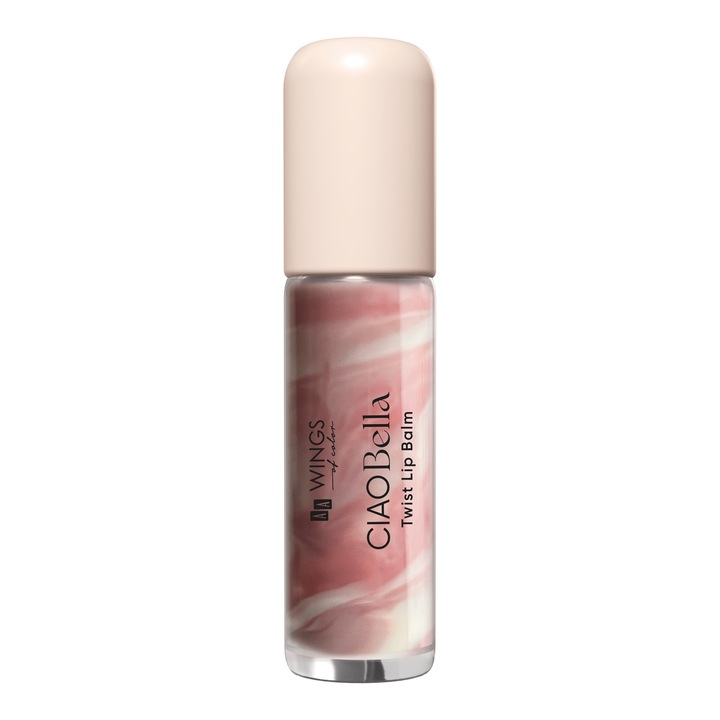 AA Wings Of Color Ciao Bella Twist Lip Balm 03 Cherry Ice Swirl 5 ml