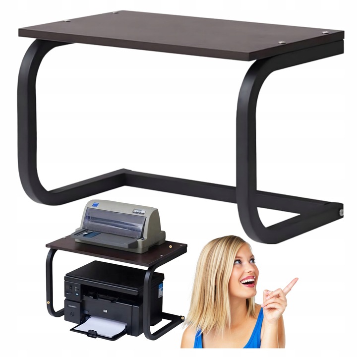 Półka do Kuchni Biura Łazienki na Drukarkę Mikrofalówkę Regał 53x35x37