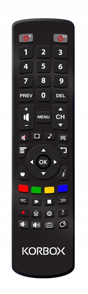 Pilot TV KORBOX RC-Twig do dekoderów KORBOX