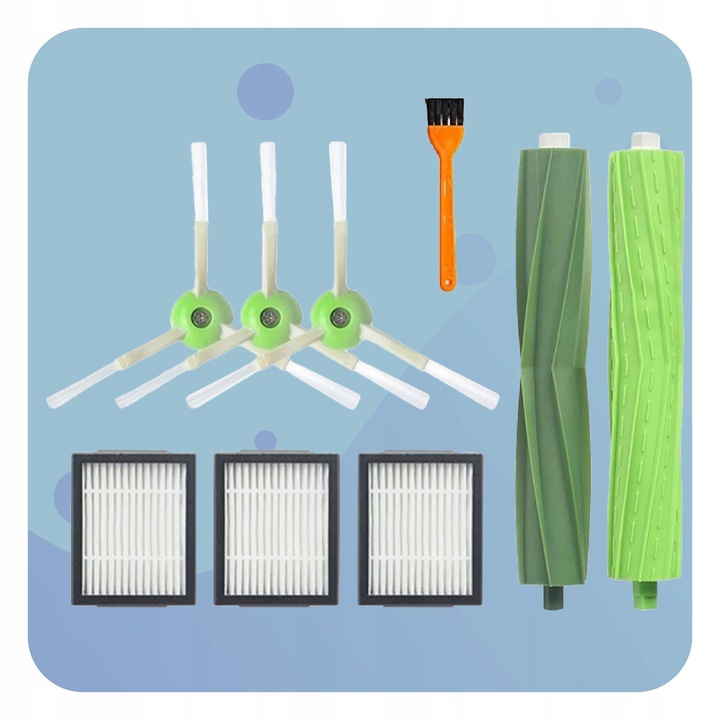 Zestaw iRobot Roomba E5 E6 E7 I7 I3+ i4+ i6+ i8+ j7+ filtr szczotki