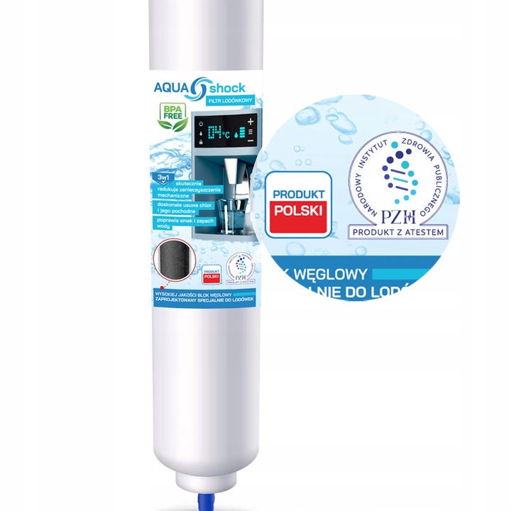 FILTR WODY do LODÓWKI UNIWERSALNY POLSKI PRODUCENT