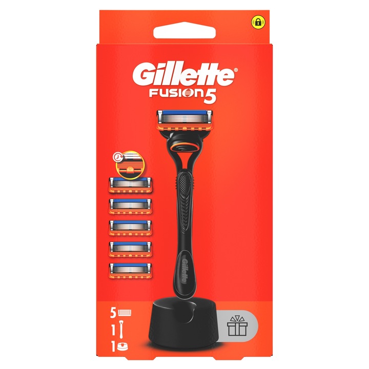Gillette Fusion 5 Maszynka do golenia dla mężczyzn + 5 ostrzy